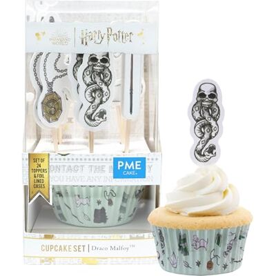 PME Harry Potter bakformar och tårtdekorationer set, 24 stycken, Draco Malfoy PME Harry Potter bakformar och tårtdekorationer set, 24 stycken, Draco Malfoy
