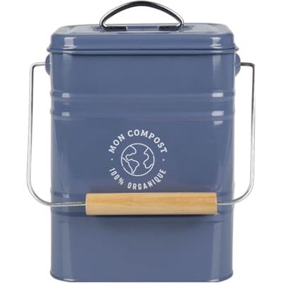 Gimel 536732 Kökskompostlåda 3,5 L 16,5 cm x 24,5 cm målad metall 1 kolfilter ingår för att fånga lukter Gimel 536732 Kökskompostlåda 3,5 L 16,5 cm x 24,5 cm målad metall 1 kolfilter ingår för att fånga lukter
