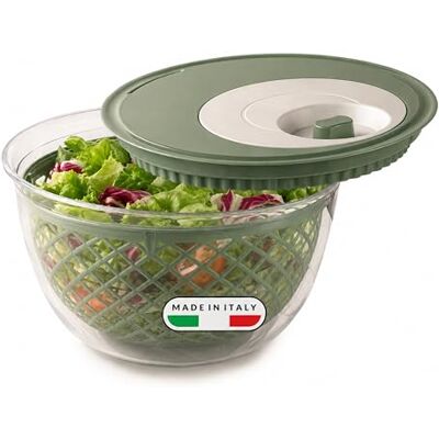 Snips 020393 Salladsslunga Spinner 4 LT Grön Tillverkad i Italien, Bpa Free, PP+San Snips 020393 Salladsslunga Spinner 4 LT Grön Tillverkad i Italien, Bpa Free, PP+San