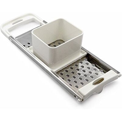 Metaltex Spaetzle skivare av rostfritt stål, silver, 7,1 x 11 x 12,9 cm Metaltex Spaetzle skivare av rostfritt stål, silver, 7,1 x 11 x 12,9 cm