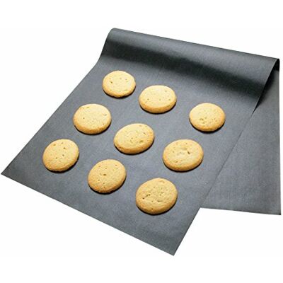 KitchenCraft Återanvändbart Bakplåtspapper, Non-Stick, Svart, 80 cm x 33 cm, KCNSLINER KitchenCraft Återanvändbart Bakplåtspapper, Non-Stick, Svart, 80 cm x 33 cm, KCNSLINER