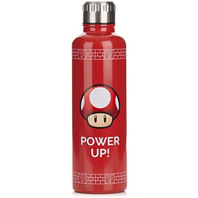 Paladone PP5807NN Super Mario Power Up vattenflaska – spillsäker lockdesign – 500 ml, flerfärgad Paladone PP5807NN Super Mario Power Up vattenflaska – spillsäker lockdesign – 500 ml, flerfärgad