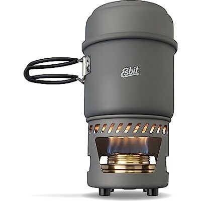 Esbit Uni Spiritus-matlagningsset för torrbränsle, aluminium, 985 ml Esbit Uni Spiritus-matlagningsset för torrbränsle, aluminium, 985 ml