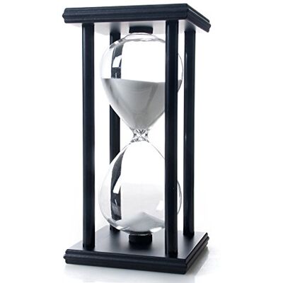 B BELLAWARE Bellaware 60 minuters timglas, trä sandtimer B BELLAWARE Bellaware 60 minuters timglas, trä sandtimer