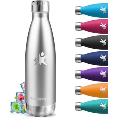 Grsta Termisk flaska, 750 ml flaska, BPA-fri, vattenflaska i rostfritt stål, läckagefri, termosflaska med varma drycker, håller sig varm i 12 timmar/kall i 24 timmar, termiska flaskor för skolan, camping Grsta Termisk flaska, 750 ml flaska, BPA-fri, vattenflaska i rostfritt stål, läckagefri, termosflaska med varma drycker, håller sig varm i 12 timmar/kall i 24 timmar, termiska flaskor för skolan, camping