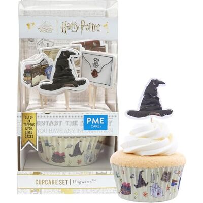 PME Harry Potter bakformar och tårtdekorationer set, 24 stycken, Hogwarts PME Harry Potter bakformar och tårtdekorationer set, 24 stycken, Hogwarts