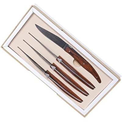 Laguiole 4-delad steakknivssats - Elegant bestick Laguiole 4-delad steakknivssats - Elegant bestick