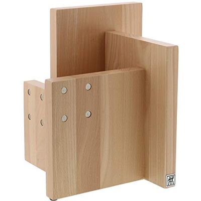 ZWILLING Italian Square Magnetic Knife Block Natural Beechwood ZWILLING Italian Square Magnetic Knife Block Natural Beechwood