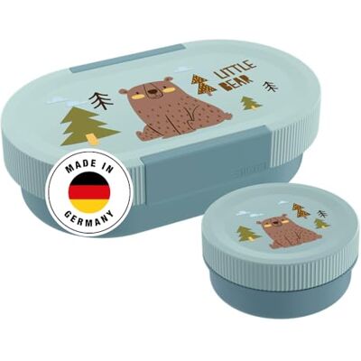 Sigg Lunchlåda set för barn – Lumo Brown Bear – matlåda med extra burk – fjäderlätt brödlåda enhörning – 2-i-1 – BPA-fri – 0,8 l Sigg Lunchlåda set för barn – Lumo Brown Bear – matlåda med extra burk – fjäderlätt brödlåda enhörning – 2-i-1 – BPA-fri – 0,8 l