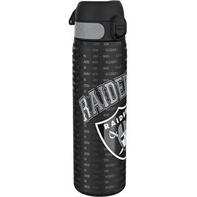 Ion8 NFL Las Vegas Raiders Lätt Vattenflaska I Stål, 600 ml/20 oz, Ej Isolerad, Läckagesäker, Lätt Att Öppna, Säker Låsning, Diskmaskinssäker, Fällbart Lock, Passar Mugghållare, Lätt att Rengöra Ion8 NFL Las Vegas Raiders Lätt Vattenflaska I Stål, 600 ml/20 oz, Ej Isolerad, Läckagesäker, Lätt Att Öppna, Säker Låsning, Diskmaskinssäker, Fällbart Lock, Passar Mugghållare, Lätt att Rengöra