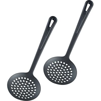 Westmark 2 285022E5 skumsked, hög värmebeständig upp till 270 °C/518 °F, längd: 32,2 cm, Gentle Plus, svart, 285022E5 Westmark 2 285022E5 skumsked, hög värmebeständig upp till 270 °C/518 °F, längd: 32,2 cm, Gentle Plus, svart, 285022E5