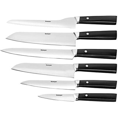 Esmeyer 195-1350 knivset, rostfritt stål/plast, färgglad Esmeyer 195-1350 knivset, rostfritt stål/plast, färgglad