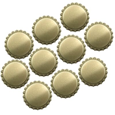 Dekohelden24 Dekohjälte24 kronkorkar guld, standard Dekohelden24 Dekohjälte24 kronkorkar guld, standard