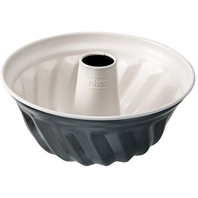 Zenker 7815 Gugelhupfform Crème Noir, diameter 22 cm, rostfritt stål, grå/beige, 22 x 22 x 11,5 cm Zenker 7815 Gugelhupfform Crème Noir, diameter 22 cm, rostfritt stål, grå/beige, 22 x 22 x 11,5 cm