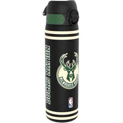 Ion8 NBA Milwaukee Bucks Vattenflaska, 500 ml/18 oz, Läcksäker, Lätt att Öppna, Säkert Lås, Diskmaskinssäker, BPA-fri, Hygieniskt Lock, Bärhandtag, Passar i Mugghållare, Lätt att Rengöra, Luktfri Ion8 NBA Milwaukee Bucks Vattenflaska, 500 ml/18 oz, Läcksäker, Lätt att Öppna, Säkert Lås, Diskmaskinssäker, BPA-fri, Hygieniskt Lock, Bärhandtag, Passar i Mugghållare, Lätt att Rengöra, Luktfri