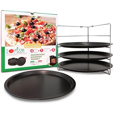 Guardini Set 4 Pizza formar + stativ Guardini Set 4 Pizza formar + stativ