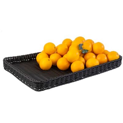 APS 50918 PROFI-LINE polypropylenbagarkorg, 60 cm längd, 40 cm bredd, 5 cm höjd, svart APS 50918 PROFI-LINE polypropylenbagarkorg, 60 cm längd, 40 cm bredd, 5 cm höjd, svart