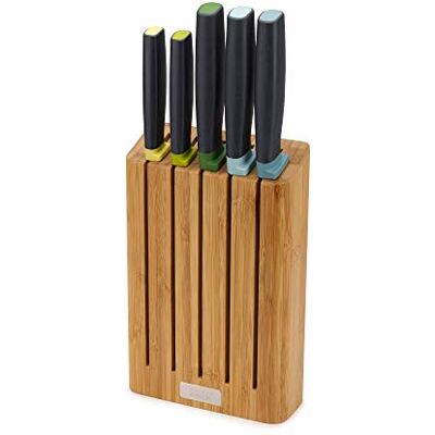 Joseph Joseph Elevate knivsats med knivblock av bambu, 5 knivar Joseph Joseph Elevate knivsats med knivblock av bambu, 5 knivar