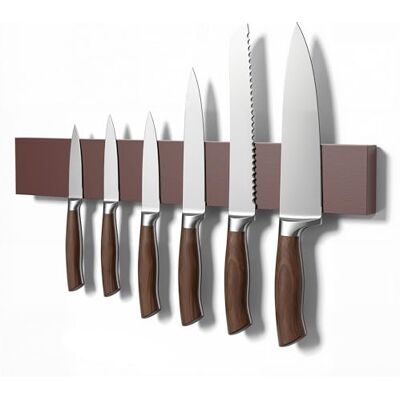 Vonsera Magnetisk remskniv av trä, knivhållare magnetisk med extra stark magnet – 40 cm – 40 cm – Obestruken knivblock för köksredskap och verktyg arrangör – brun Vonsera Magnetisk remskniv av trä, knivhållare magnetisk med extra stark magnet – 40 cm – 40 cm – Obestruken knivblock för köksredskap och verktyg arrangör – brun