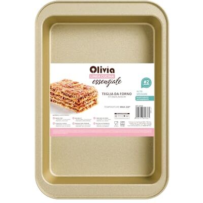 Agyo Rektangulär bakplåt 37,5 x 25,5 x 5 cm, non-stick kolstål – kökslinje grundläggande Agyo Rektangulär bakplåt 37,5 x 25,5 x 5 cm, non-stick kolstål – kökslinje grundläggande