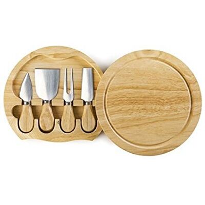 IBILI ostkniv set, rostfritt stål/trä, metall, en storlek IBILI ostkniv set, rostfritt stål/trä, metall, en storlek