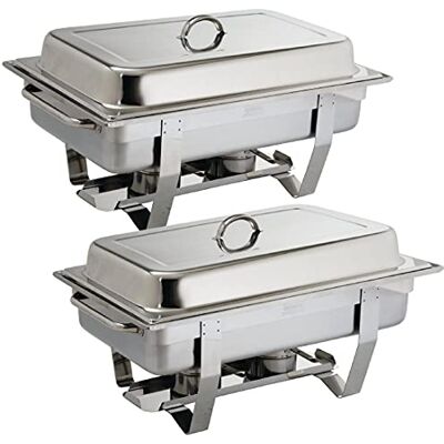 Olympia S300 Milan Chafing-Dish, 9 l, silver, 635 x 317,5 x 102 mm Olympia S300 Milan Chafing-Dish, 9 l, silver, 635 x 317,5 x 102 mm