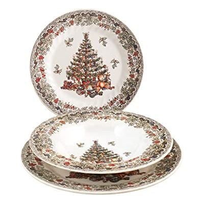 Churchill Season Greetings 3600 Matservis, Flerfärgad, 18 st Churchill Season Greetings 3600 Matservis, Flerfärgad, 18 st