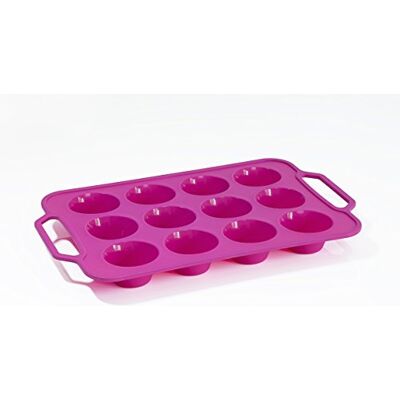 IDELICE CU542 753A bakform för 12 muffins, silikon, förstärkt bildram, 37,2 x 23 x 3,2 cm IDELICE CU542 753A bakform för 12 muffins, silikon, förstärkt bildram, 37,2 x 23 x 3,2 cm