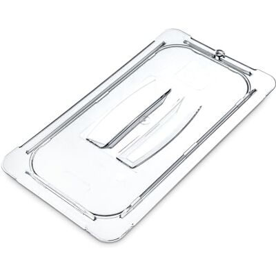 Carlisle FoodService Products Carlisle 10270U07 StorPlus tredje storleken polykarbonat universellt hanterat matpanna lock, klar Carlisle FoodService Products Carlisle 10270U07 StorPlus tredje storleken polykarbonat universellt hanterat matpanna lock, klar