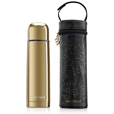 Miniland - Deluxe Thermos - Guld - 500 ml - Thermos Miniland - Deluxe Thermos - Guld - 500 ml - Thermos