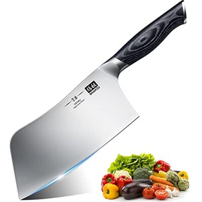 SHAN ZU Kinesisk Kockkniv 18cm Japansk Kökskniv SHAN ZU Kinesisk Kockkniv 18cm Japansk Kökskniv