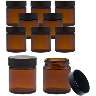 Mikken - Bruna glasburkar - 30 ml - Glasburk Mikken - Bruna glasburkar - 30 ml - Glasburk