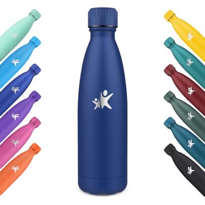 KollyKolla 750ml Termisk Vattenflaska, Rostfritt stål, Vattenflaska, Termiska Vattenflaskor, Återanvändbara, Termos BPA-fri, Metalltermisk Flaska för Sport, Skola, Gym, Resor Mörkblå KollyKolla 750ml Termisk Vattenflaska, Rostfritt stål, Vattenflaska, Termiska Vattenflaskor, Återanvändbara, Termos BPA-fri, Metalltermisk Flaska för Sport, Skola, Gym, Resor Mörkblå