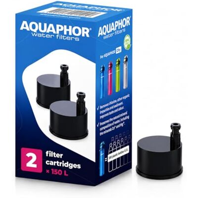 AQUAPHOR City flaskfilterpaket x 2 Filter klor och orenheter Håll dig hydrerad när du är på språng! AQUAPHOR City flaskfilterpaket x 2 Filter klor och orenheter Håll dig hydrerad när du är på språng!