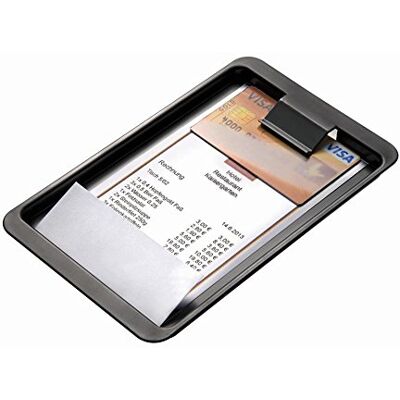 APS 30108 svart plast räkningsskiva med klämma, 20 x 12 x 0,5 cm APS 30108 svart plast räkningsskiva med klämma, 20 x 12 x 0,5 cm