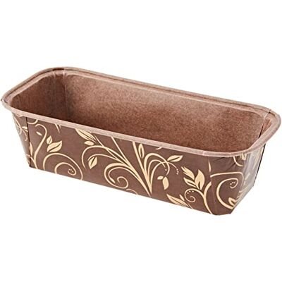 Städter 903708 pappersbakform, 17, 5 x 7 cm, brun Städter 903708 pappersbakform, 17, 5 x 7 cm, brun