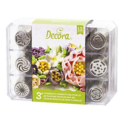 Decora 0263652 12 Direct Flowers Nozzles Box Set Nr. 3 Decora 0263652 12 Direct Flowers Nozzles Box Set Nr. 3