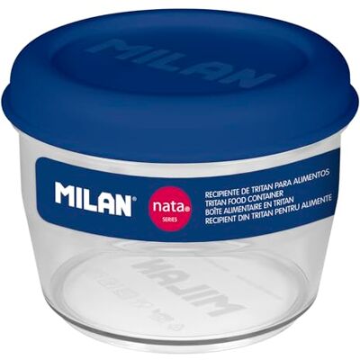 MILAN ® Tritan lunchlåda lufttät rund 0,5 l grädde® 624, blå MILAN ® Tritan lunchlåda lufttät rund 0,5 l grädde® 624, blå