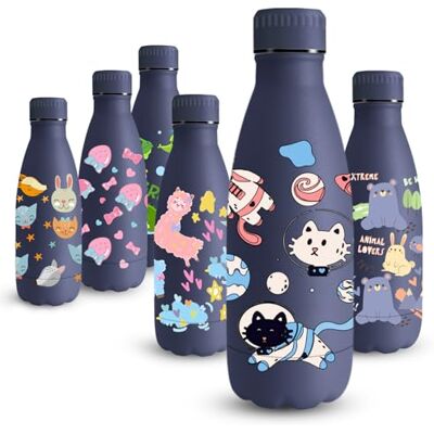 Vikaster Termosflaska, 350 ml babytermosflaska, BPA-fri drickflaska, i rostfritt stål "milkyBottle" – perfekt för barn, läckagesäker, lämplig för kolsyra, lämplig för skola, camping, utomhus Vikaster Termosflaska, 350 ml babytermosflaska, BPA-fri drickflaska, i rostfritt stål "milkyBottle" – perfekt för barn, läckagesäker, lämplig för kolsyra, lämplig för skola, camping, utomhus