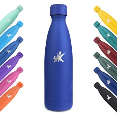 KollyKolla 750ml Termisk Vattenflaska, Rostfritt stål, Vattenflaska, Termiska Vattenflaskor, Återanvändbara, Termos BPA-fri, Metalltermisk Flaska för Sport, Skola, Gym, Resor Mörkblå KollyKolla 750ml Termisk Vattenflaska, Rostfritt stål, Vattenflaska, Termiska Vattenflaskor, Återanvändbara, Termos BPA-fri, Metalltermisk Flaska för Sport, Skola, Gym, Resor Mörkblå