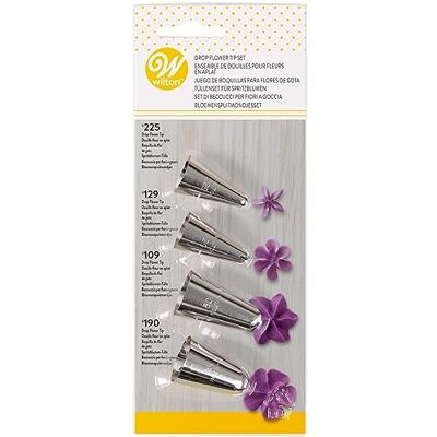 Wilton Drop Flower Tip Set 110 g Wilton Drop Flower Tip Set 110 g