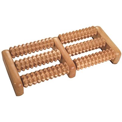 Croll & Denecke fotroller, av trä, 2 x 3 rullar Croll & Denecke fotroller, av trä, 2 x 3 rullar