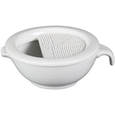 Holst Porzellan KPR 013 FA1 Ingefära- och muskotrivare & mortel 13 cm, vit, 13 x 13 x 6 cm Holst Porzellan KPR 013 FA1 Ingefära- och muskotrivare & mortel 13 cm, vit, 13 x 13 x 6 cm