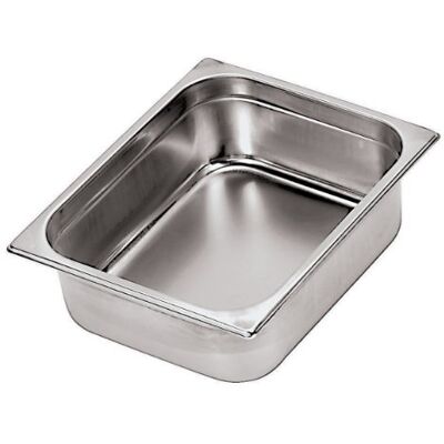 Paderno 1/2 Gastronorm Behållare - Standard, Rostfritt stål, 32x26,5x20 cm Paderno 1/2 Gastronorm Behållare - Standard, Rostfritt stål, 32x26,5x20 cm