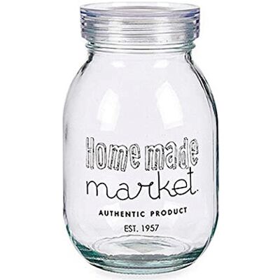 Vivalto Bote Market Glas 1,8 l 13 x 20,8 x 13 cm Transparent Vivalto Bote Market Glas 1,8 l 13 x 20,8 x 13 cm Transparent