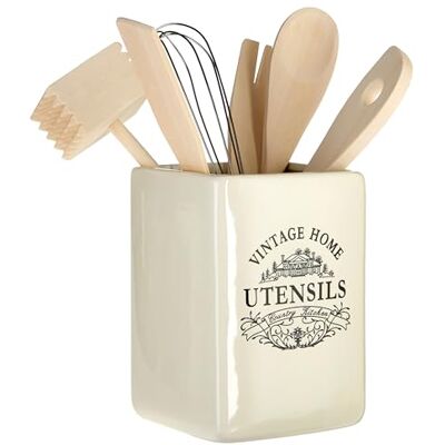 Premier Housewares Vintage Home Redskapshållare, H15 x B 11 x D11 cm Premier Housewares Vintage Home Redskapshållare, H15 x B 11 x D11 cm