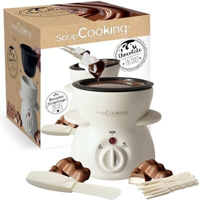 ScrapCooking Chokladfabrik chokladfondue perfekt för chamallows, marshmallowbjörnar, jordgubbar 2 till 4 personer 3895 ScrapCooking Chokladfabrik chokladfondue perfekt för chamallows, marshmallowbjörnar, jordgubbar 2 till 4 personer 3895