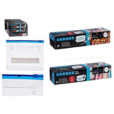 BigBuy Home Multipurpose Zip Transparent väska (1 L) (20 st) BigBuy Home Multipurpose Zip Transparent väska (1 L) (20 st)
