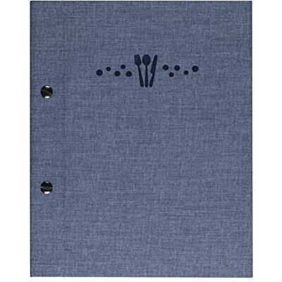 LACOR Sandro Collection 28373 menyhållare tillverkad av Telflex med extern skruv, värmeförseglad i blått, 17 x 23 tum (A5) LACOR Sandro Collection 28373 menyhållare tillverkad av Telflex med extern skruv, värmeförseglad i blått, 17 x 23 tum (A5)