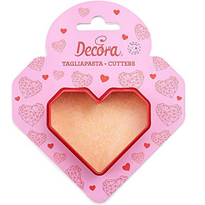 Decora 0255056 Heart Plastic Cookie Cutter Decora 0255056 Heart Plastic Cookie Cutter